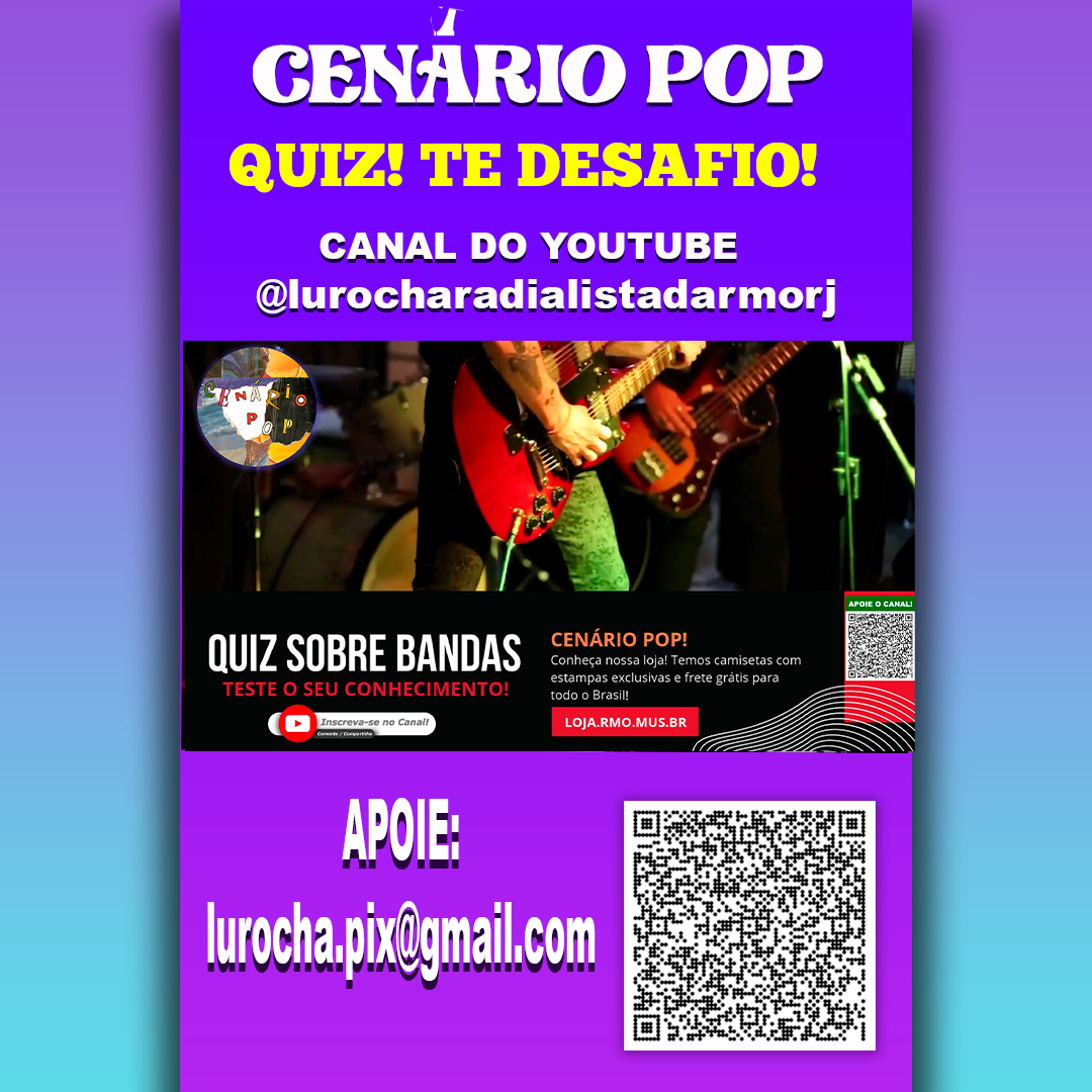 QUIZ! ENTRA NO CANAL DO YOUTUBE E RESPONDA!