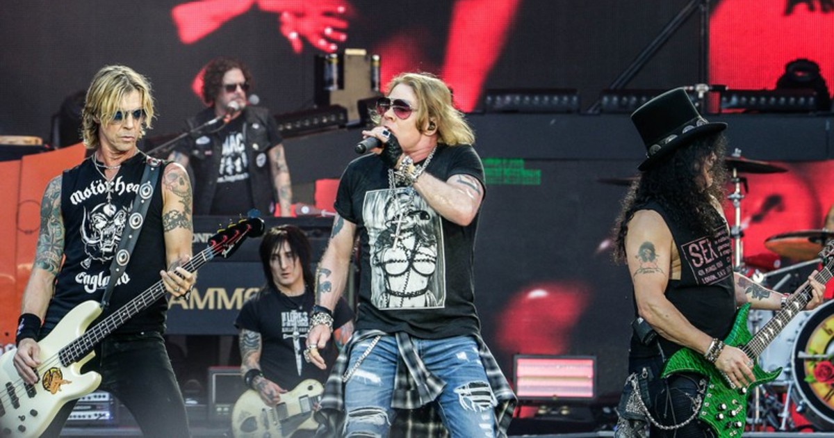 BIZÚ FORTE: Guns N' Roses se apresentará em São Paulo este ano, diz jornalista