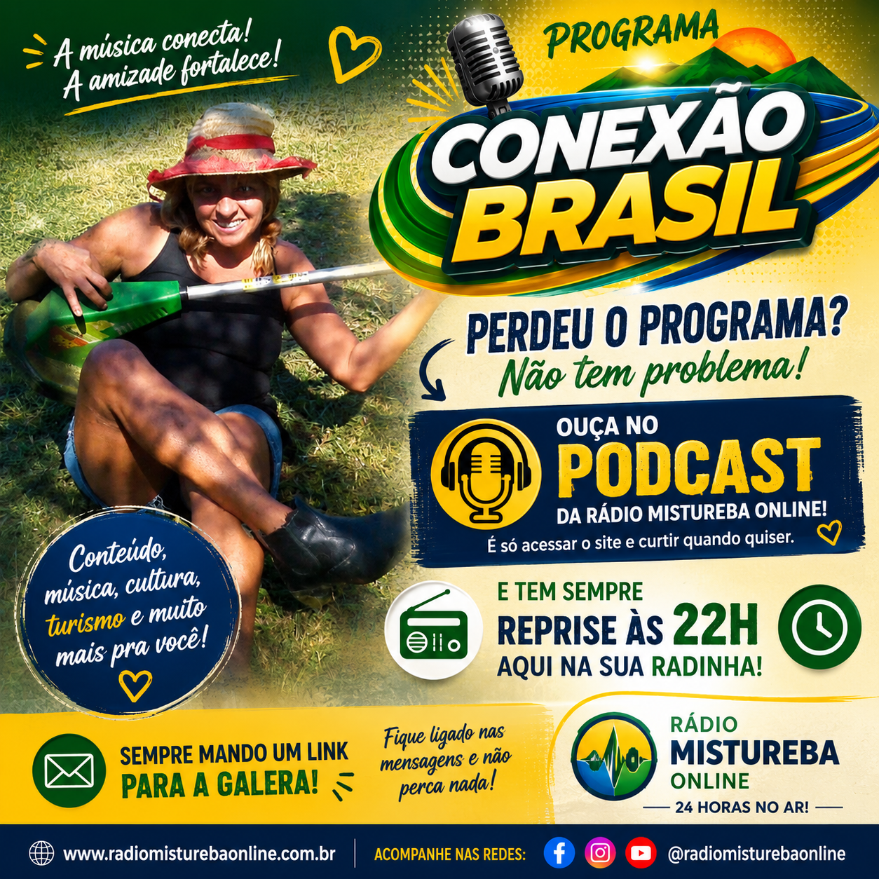 (FINALEIRA) Dia Internacional da Amizade! PROGRAMA CONEXÃO BRASIL COM LUCIENE ROCHA 30 07 26