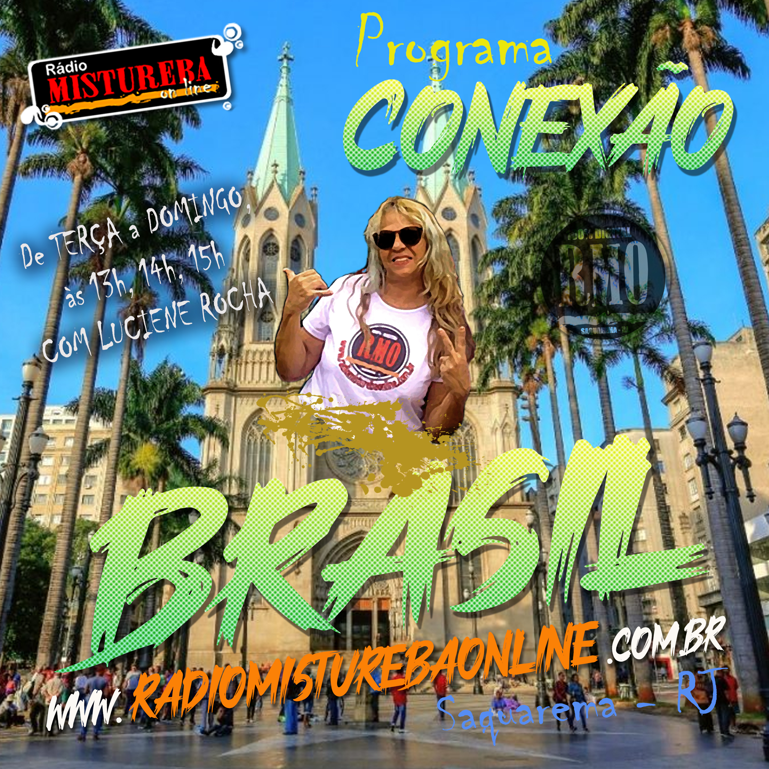 REPRISE DE SÁBADO 1º BLOCO 22 02 25 DO PROGRAMA CONEXÃO BRASIL DE TERÇA A DOMINGO COM LUCIENE ROCHA