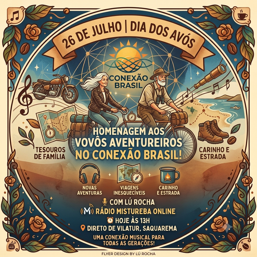 (A) DIA DOS AVÓS! PROGRAMA CONEXÃO BRASIL COM LUCIENE ROCHA 26 07 26