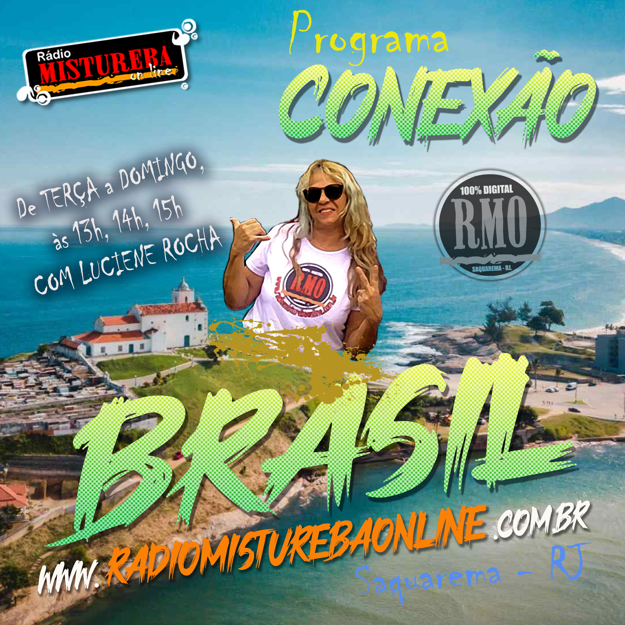 REPRISE DE DOMINGO 1º BLOCO 16 02 25 DO PROGRAMA CONEXÃO BRASIL DE TERÇA A DOMINGO COM LUCIENE ROCHA