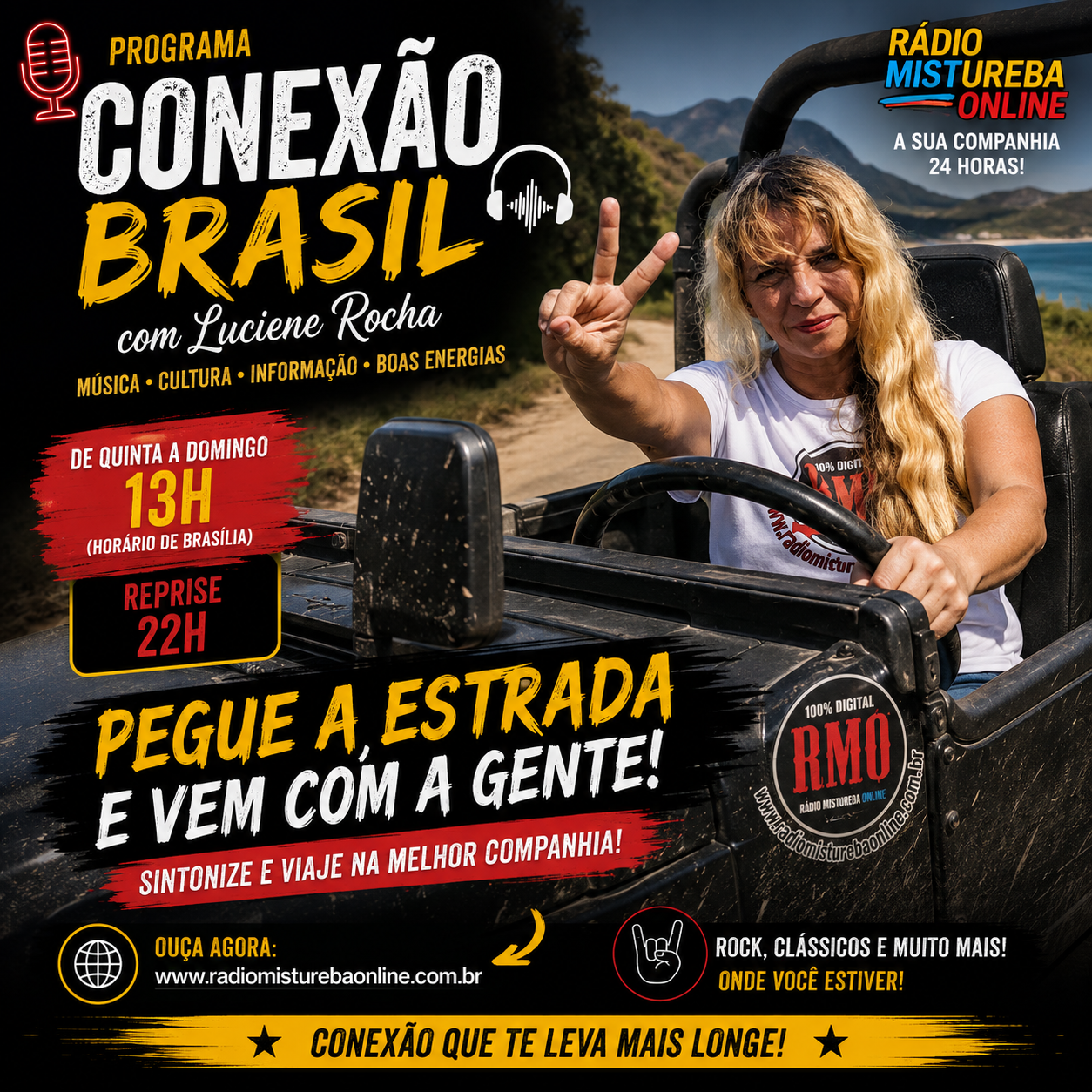 (C) ALÔ PARA GALERA! PROGRAMA CONEXÃO BRASIL COM LUCIENE ROCHA 25 07 26