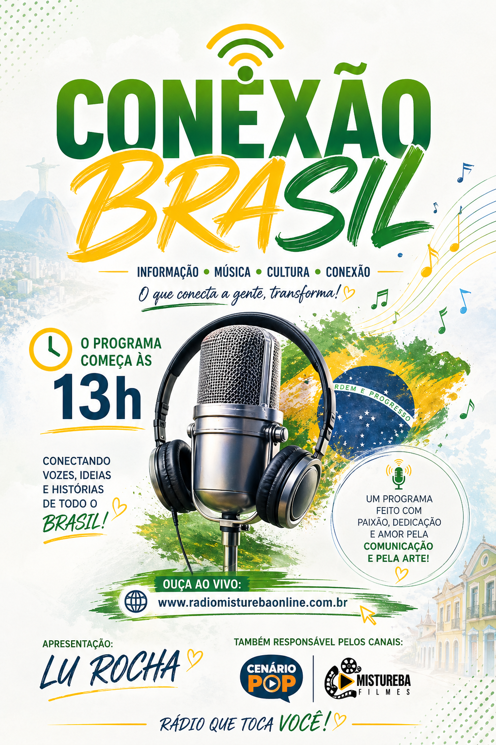 ALÔ PARA GALERA  PROGRAMA CONEXÃO BRASIL COM LUCIENE ROCHA 26 04 26