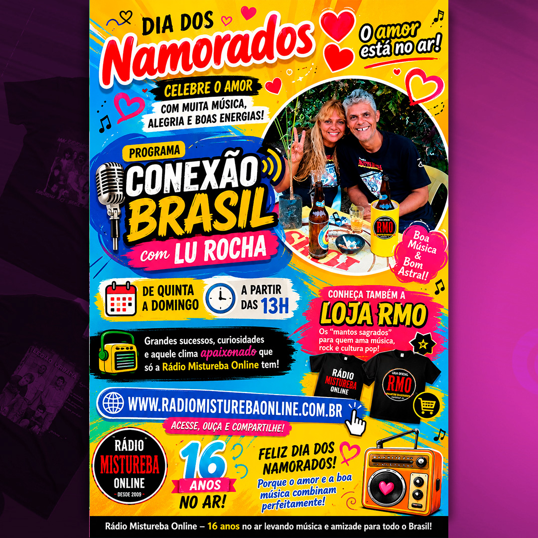 ALÔ PARA GALERA PROGRAMA CONEXÃO BRASIL DIA DOS NAMORADOS COM LUCIENE ROCHA 12 06 26