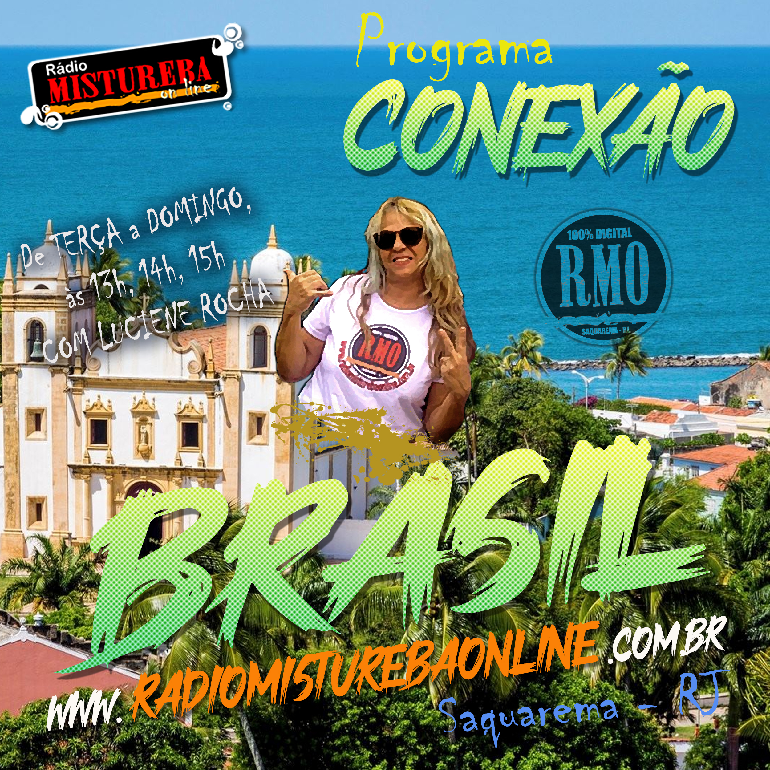 REPRISE DE SABADÃO 1º BLOCO O8 02 25 DO PROGRAMA CONEXÃO BRASIL DE TERÇA A DOMINGO COM LUCIENE ROCHA